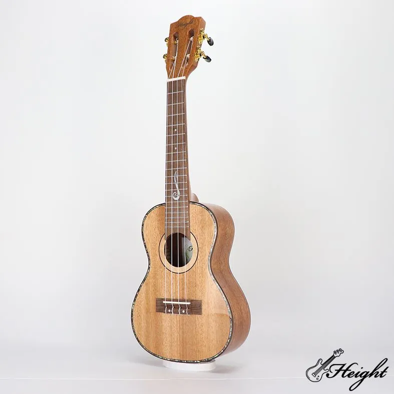 HC16 gloss solid mahogany ukulele 4