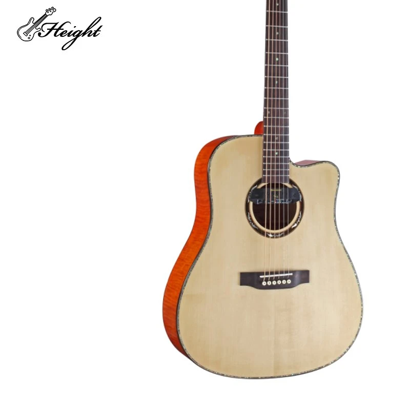 Front view of HT-160SC acoustic guitar