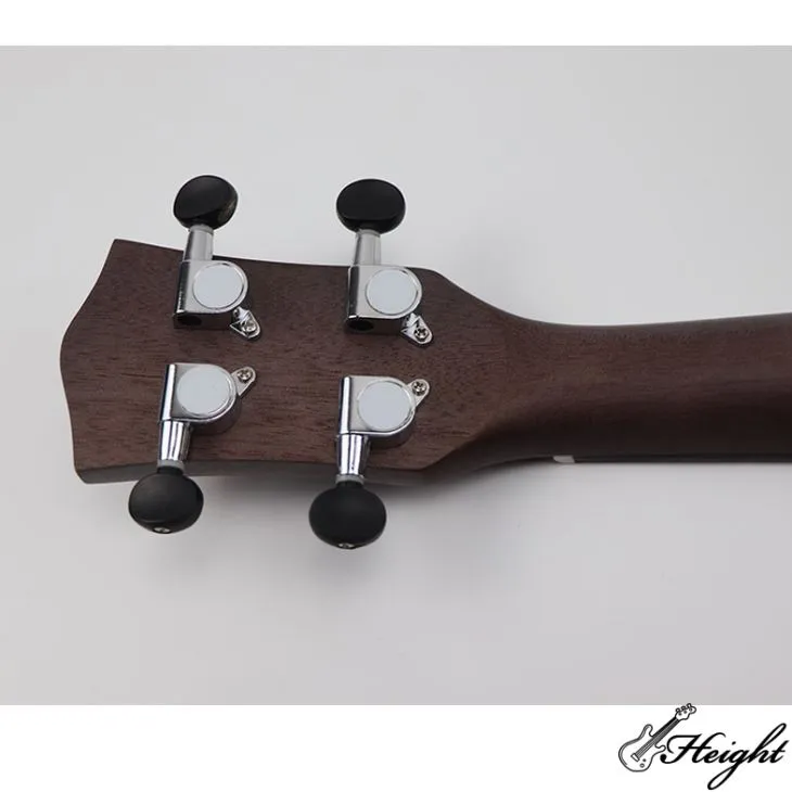 Grey concert custom ukulele 7