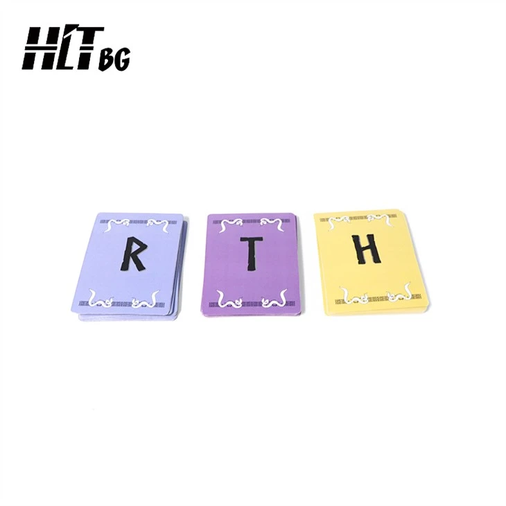 Customized Game Card Deck Paper Professional Designer